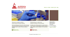 Desktop Screenshot of alpiniainstitute.com